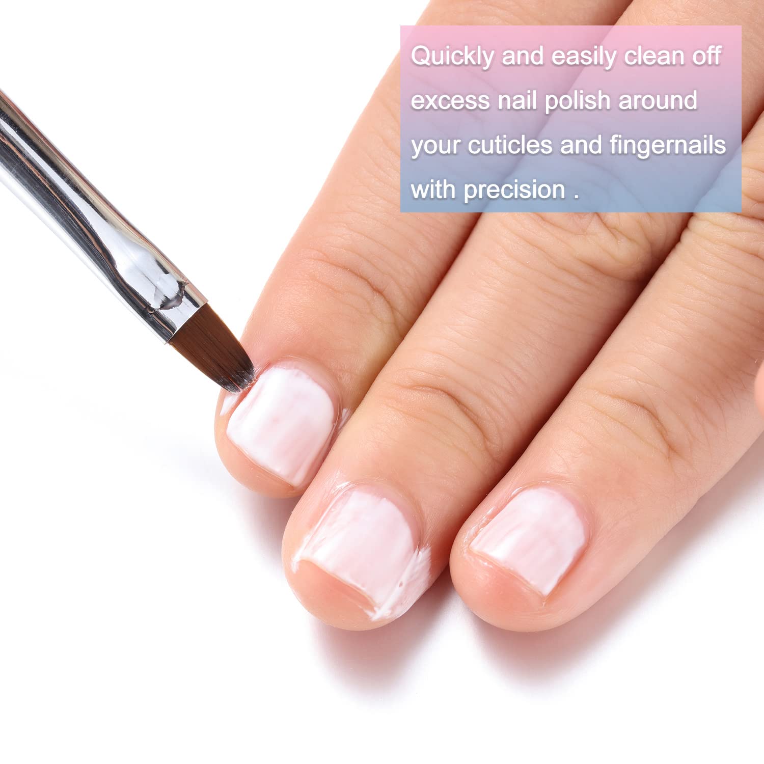 Nail Clean Up Brushes, Nail Brushes for Cleaning Polish Mistakes - Image 9