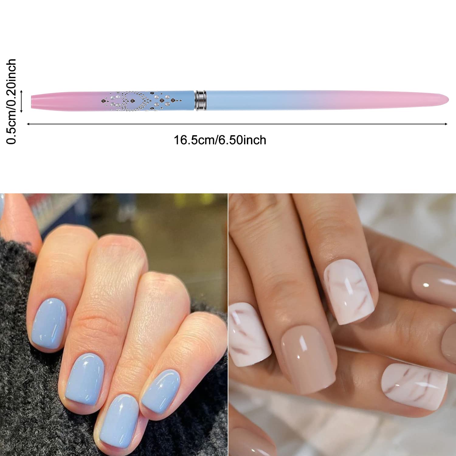 Nail Clean Up Brushes, Nail Brushes for Cleaning Polish Mistakes - Image 4