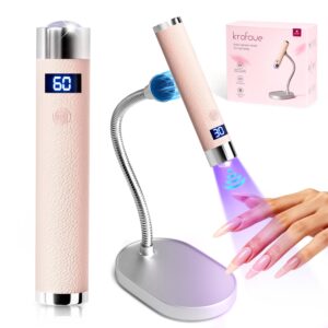 Handheld UV Lamp with Auto-Sensor, Rechargeable Nail Dryer