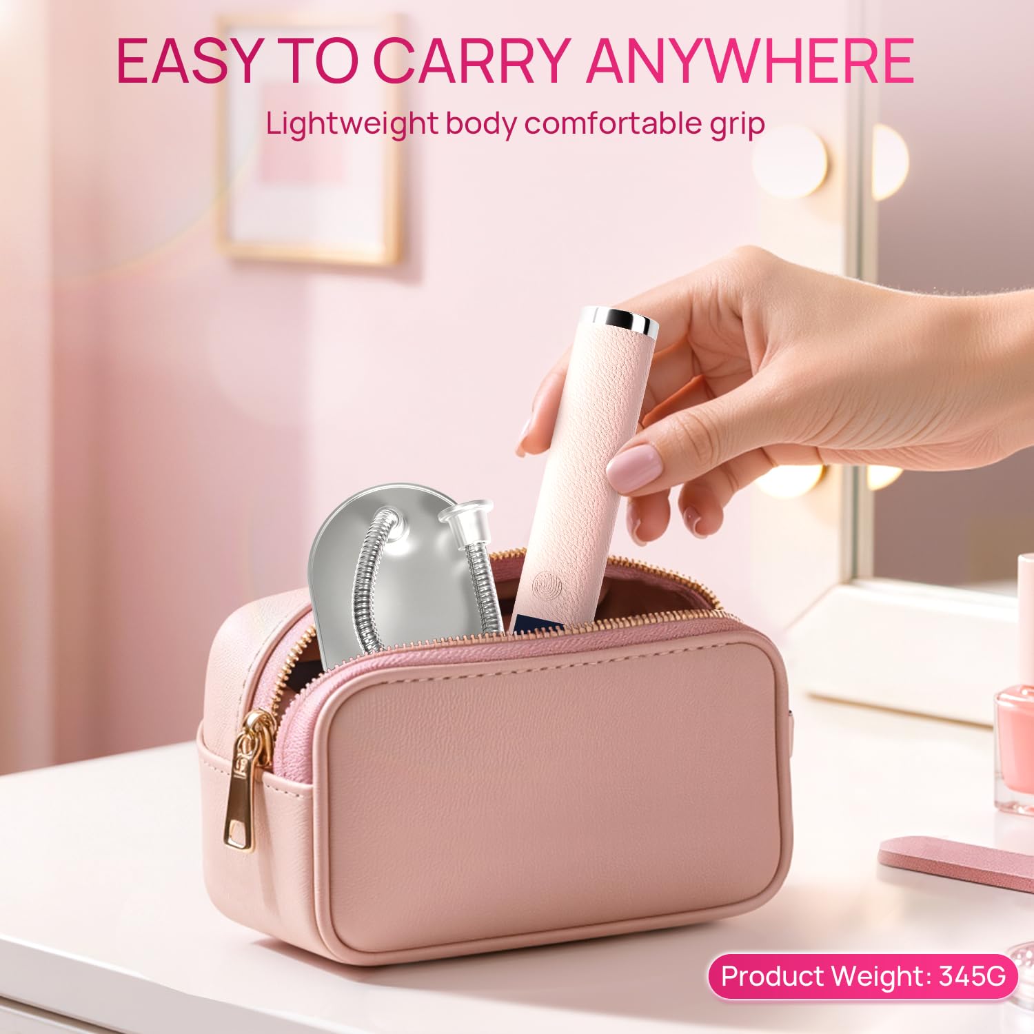 Handheld UV Lamp with Auto-Sensor, Rechargeable Nail Dryer - Image 3