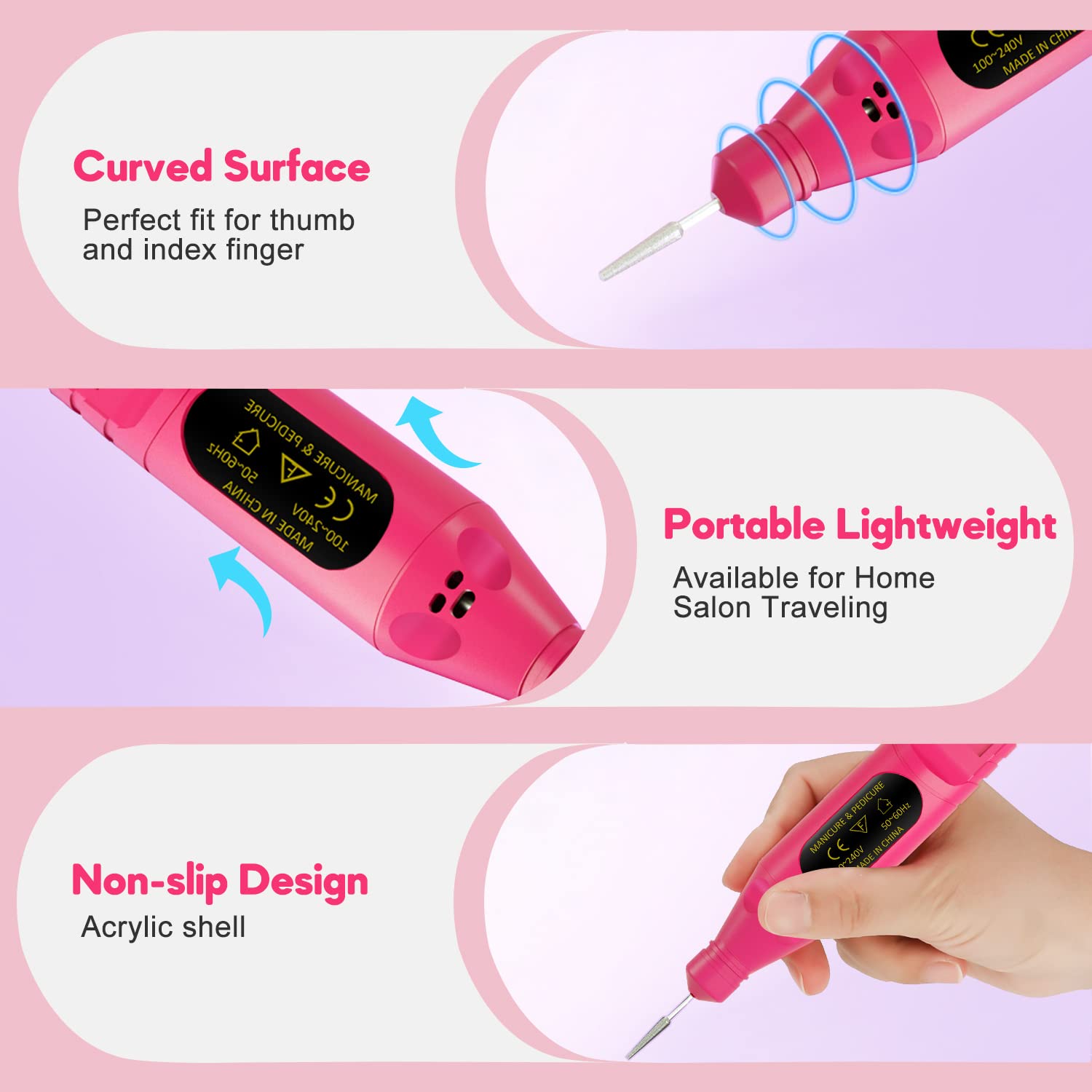 Gel Nails Manicure Pedicure Polishing Kit - Image 6