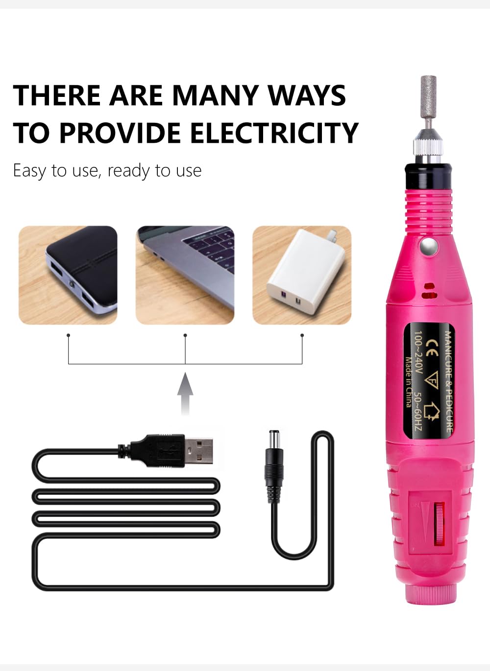Gel Nails Manicure Pedicure Polishing Kit - Image 2