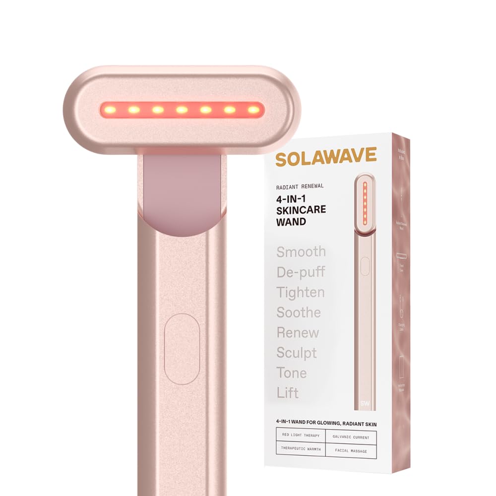 4-in-1 Red Light Therapy Wand for Face & Neck