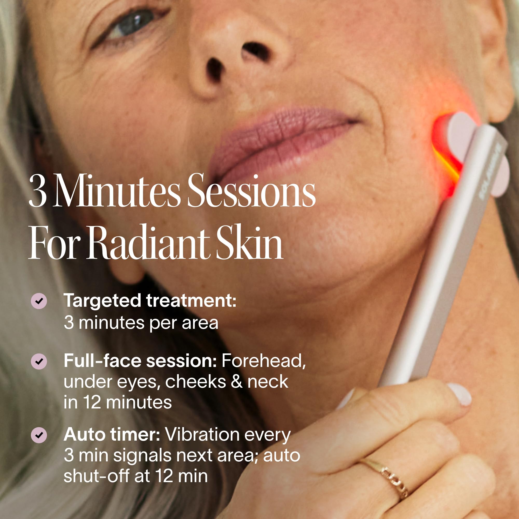 4-in-1 Red Light Therapy Wand for Face & Neck - Image 5